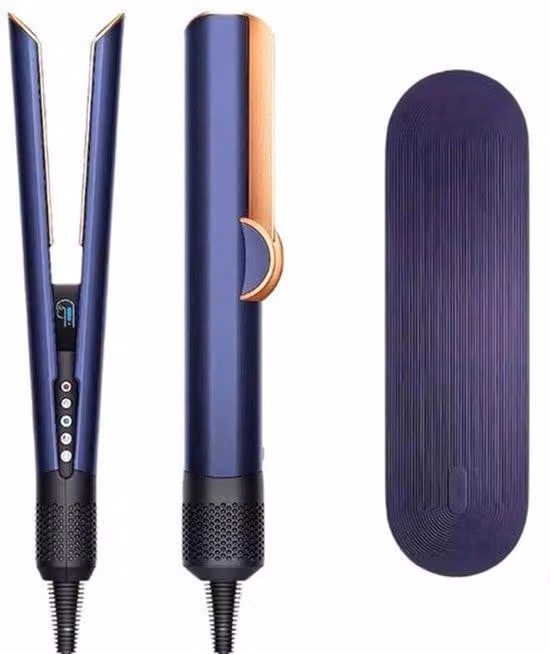 Asciugacapelli - 1800 W - Design compatto - Nero - Adatto per capelli bagnati e asciutti - Asciugacapelli da mano