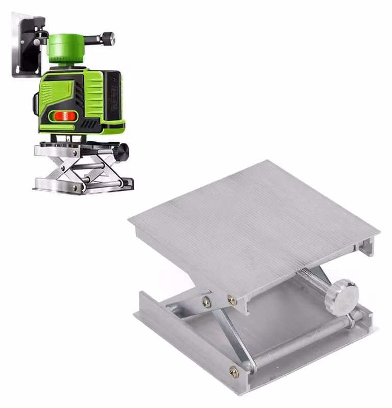 Tavolino di supporto, alluminio, 60 kg, 9x9x2,5 cm
