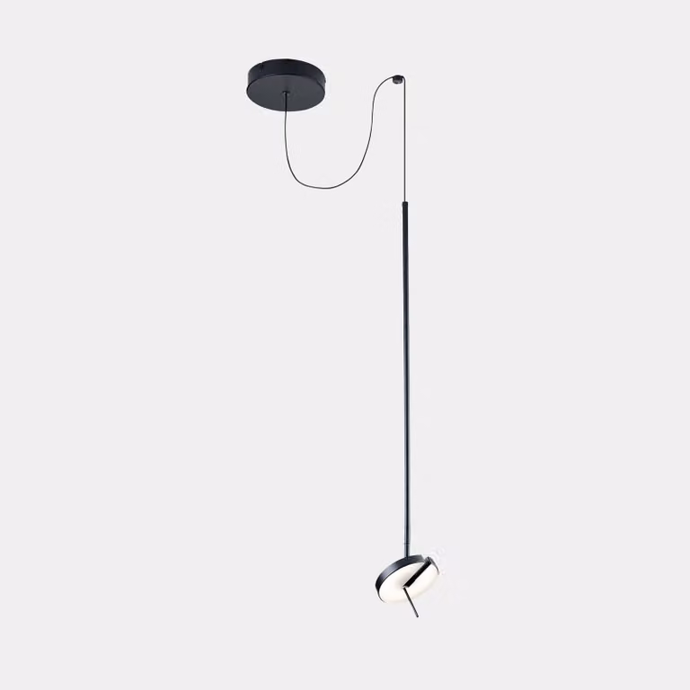 Lampada a sospensione LEDS C4 Invisible - 12,2 W, bianco caldo, 551 lm, nero