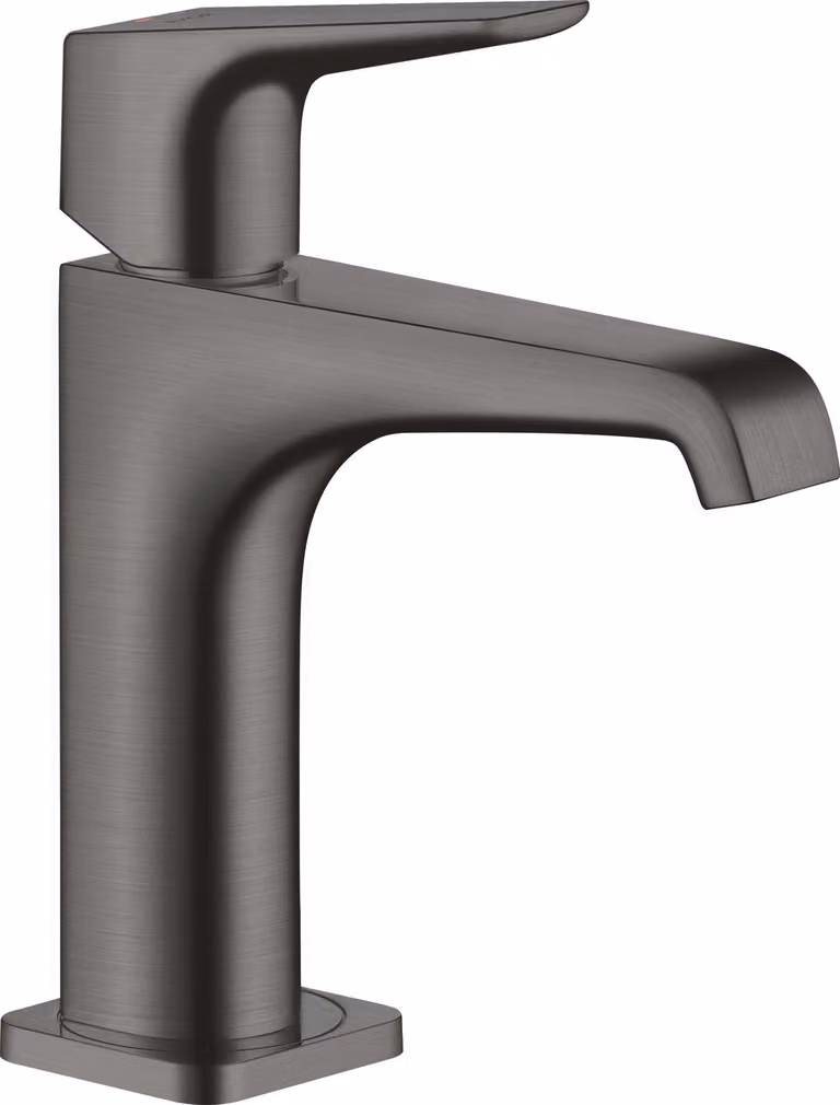 hansgrohe AXOR Citterio E mitigeur monocommande de lavabo 125 avec béqu'ille sans garniture de vidage, 36111340, 36111340