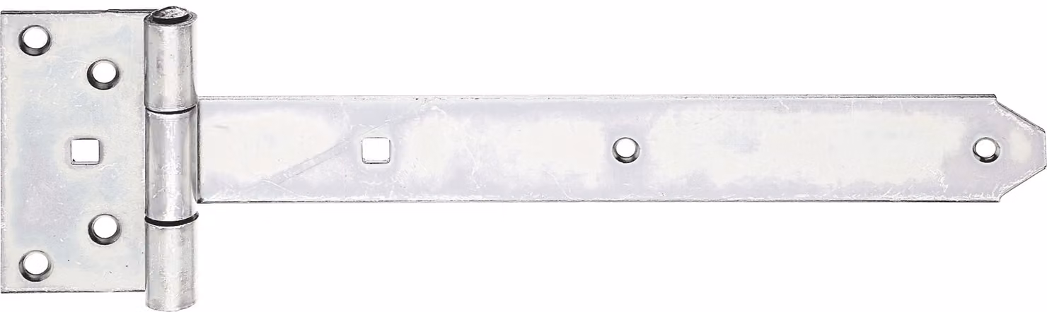 Alberts 310929, supporti per cerniere, con perno pressato, zincati a immersione, con trattamento di passivazione a spessore elevato, nastro 291 x 40 mm, cerniera 103 x 59 mm, set da 3 pezzi