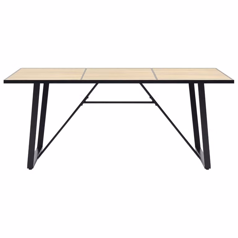 SYFAX™ Tavolo da Pranzo Rovere 200x100x75 cm in MDF
