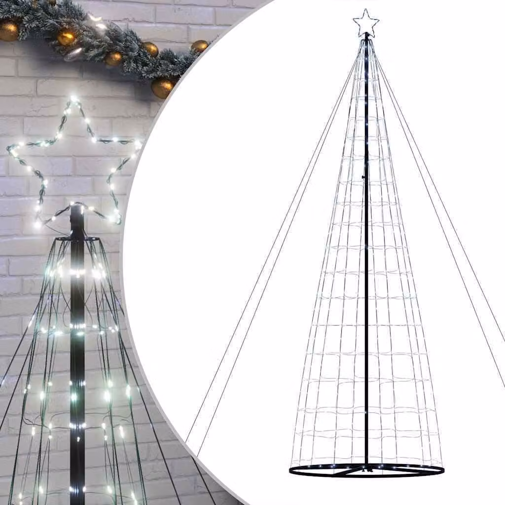 Albero di Natale a LED 1534 LED bianco freddo 503 cm