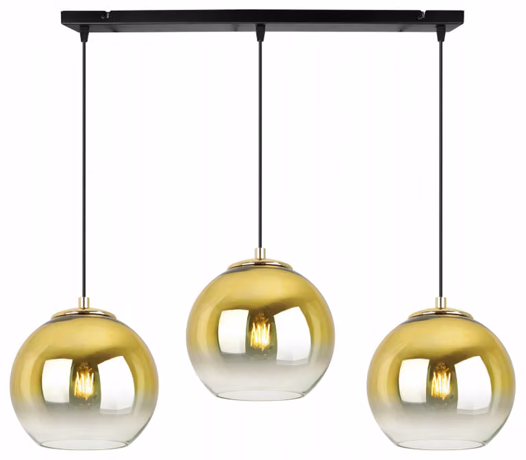 Lampada a sospensione Lampadario Lampadario dorato Paralume 15 cm
