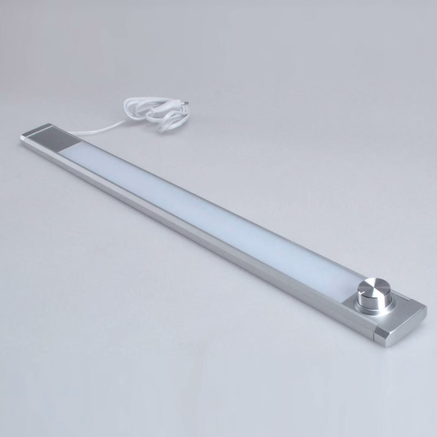 Müller-Licht Müller Licht Calina Switch Tone DIM 60, argento dimmerabile, Alluminio / Grigio / Zincato, Cucina, Alluminio, Lampade per mobili