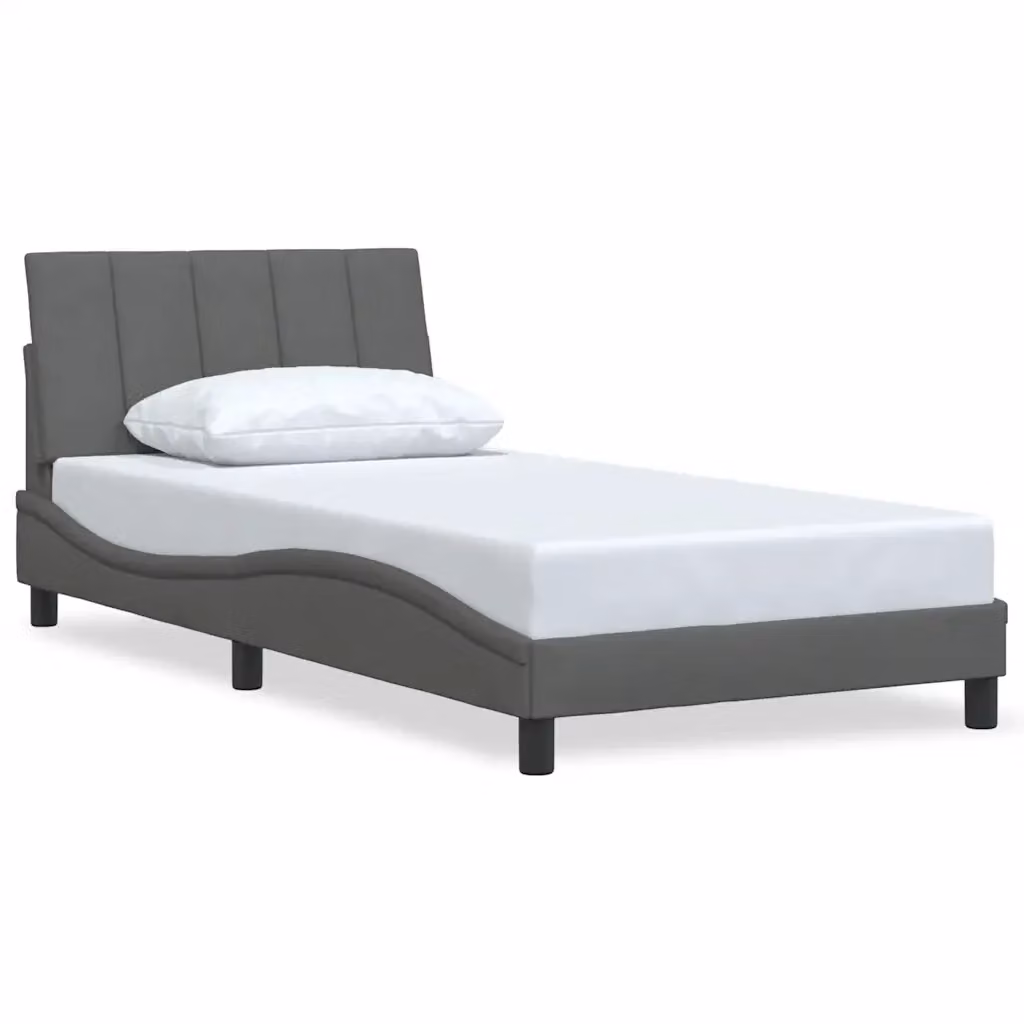 Struttura Letto Hanko Design Mania Grigio Scuro L/P/H: 218 x 105 x 74.5 cm – 2