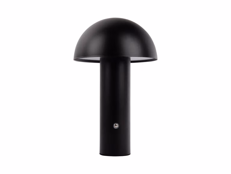 Leitmotiv - Lampada da tavolo Fuego - Nero - Ø15cm Lampada da tavolo - Lampada da comodino, soggiorno, camera da letto