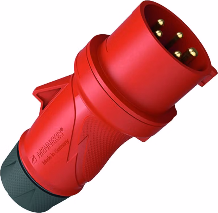Spina Mennekes CEE, PowerTOP Xtra, 16 A, 5P, 400 V, 6 h, IP44, ErgoCONTACT, 1 pz.