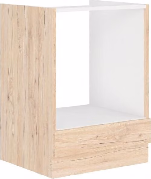 Armadietto per fornelli BERIT - larghezza 60 cm, rovere bordeaux
