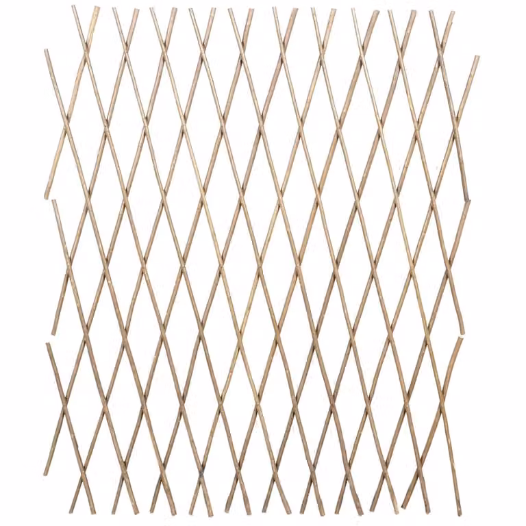 Recinzione a Traliccio in Salice 5 pz 180x90 cm