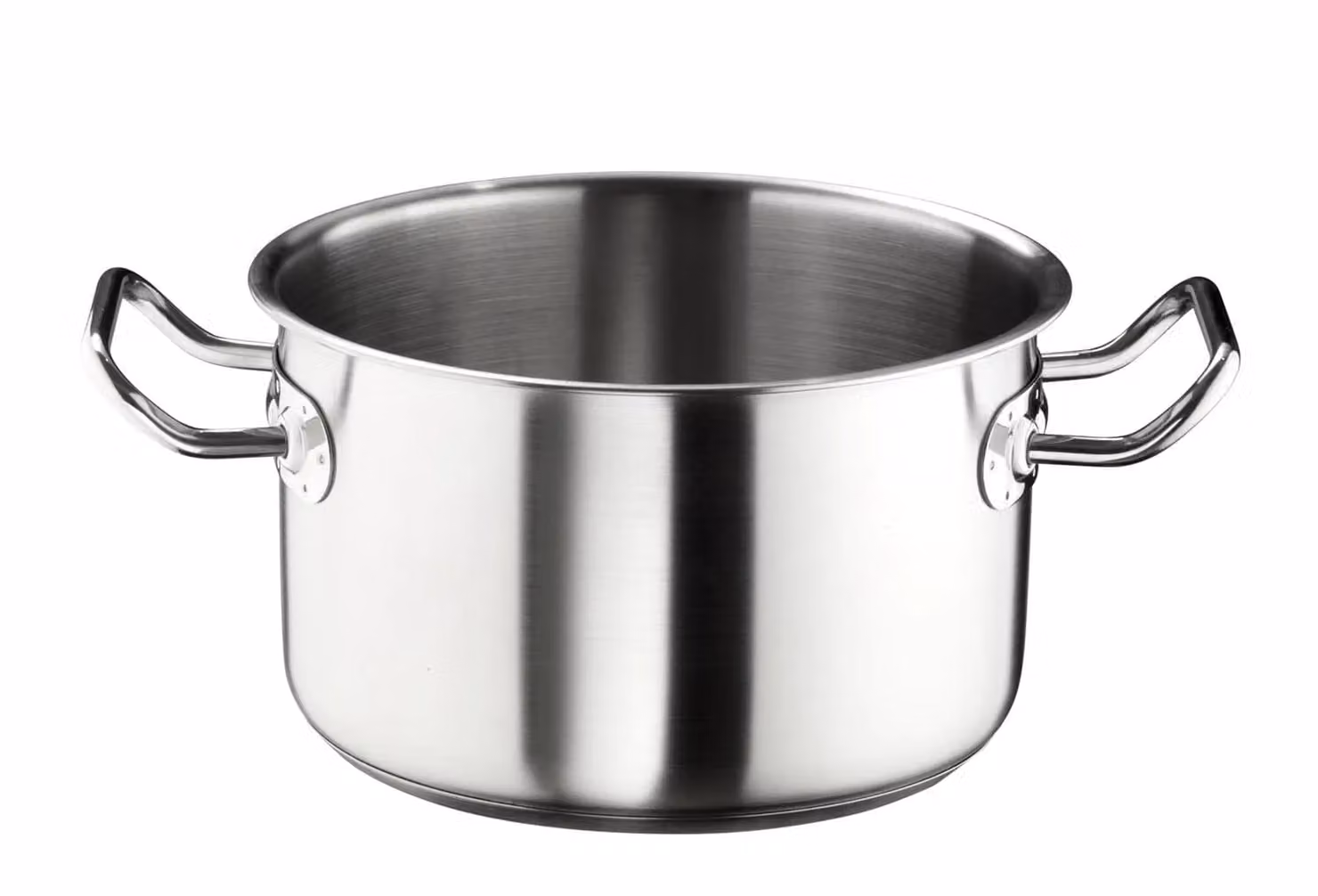 Casseruola fonda in acciaio inox per induzione, linea Master, diam.24cm