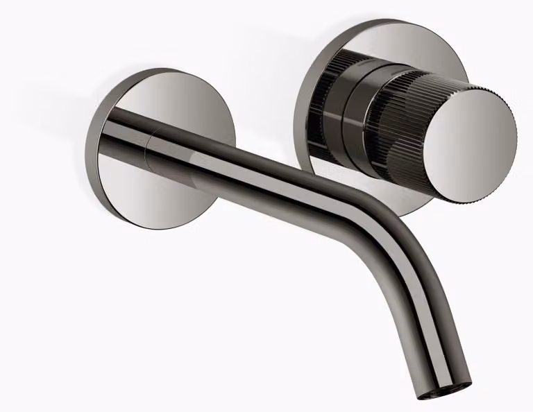 Dornbracht META Mitigeur monocommandé mural pour lavabos sans vidage, saillie 190mm, bec fixe, 36860664-19, 36860664-19