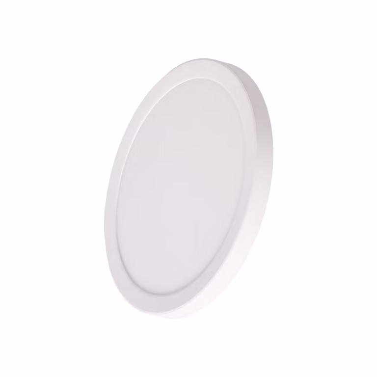 Plafoniera LED bianca Ø225mm 18W IP44 per esterni, montaggio a incasso/superficie, diametro regolabile, CCT 3000K-6000K, ultrasottile 17mm, bagno, cucina