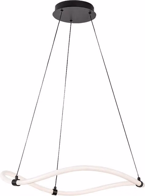 Lampada a sospensione LED Rabalux Serena Ø64cm nera