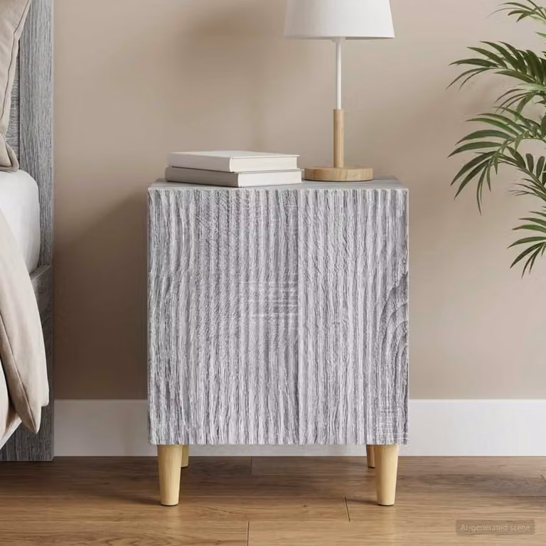 Armadio da notte vidaXL Grigio Sonoma L: 43 cm, P: 34,5 cm, H: 50 cm