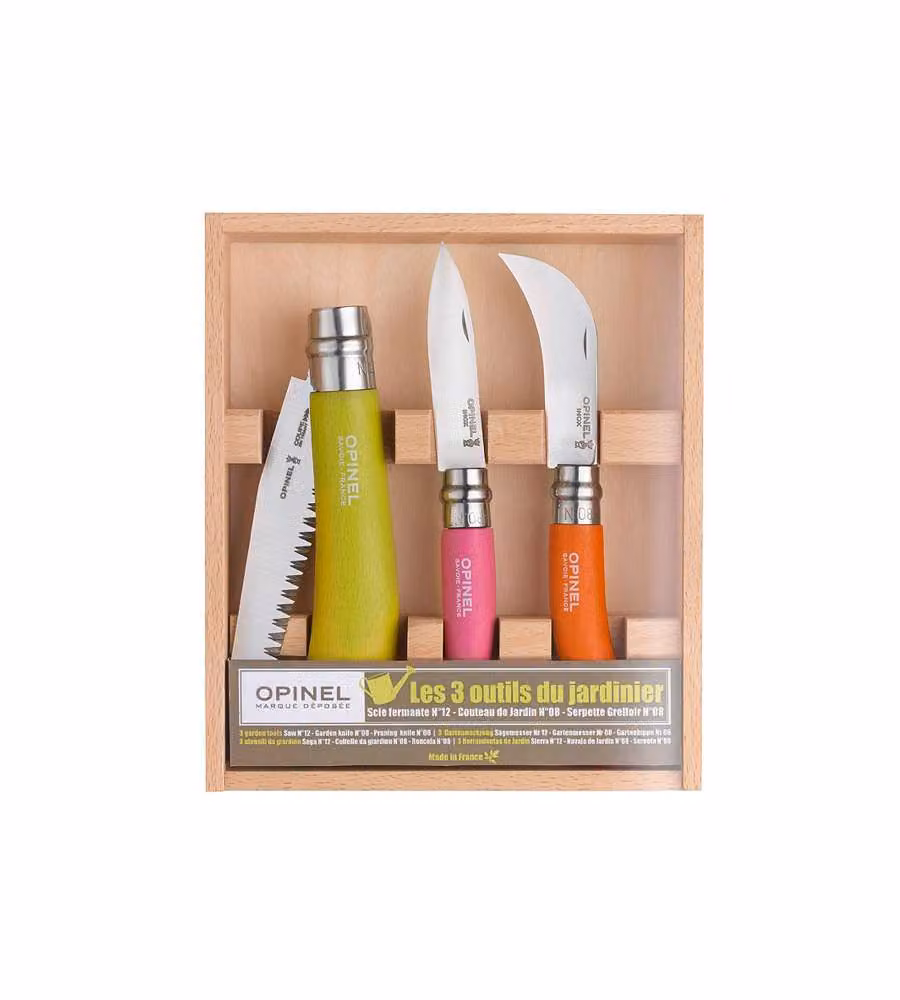 Coltelli Virobloc Giardiniere Set Pz.3      Opinel