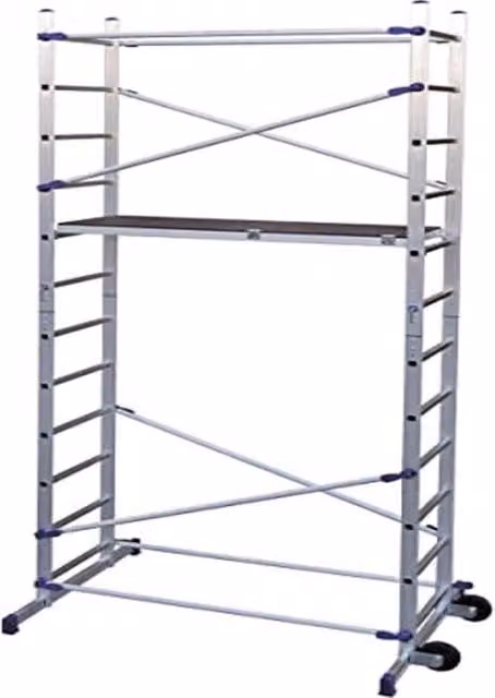 Ponteggio in alluminio Facal Pinna Clic M colore argento L: 56 cm, H: 365 cm