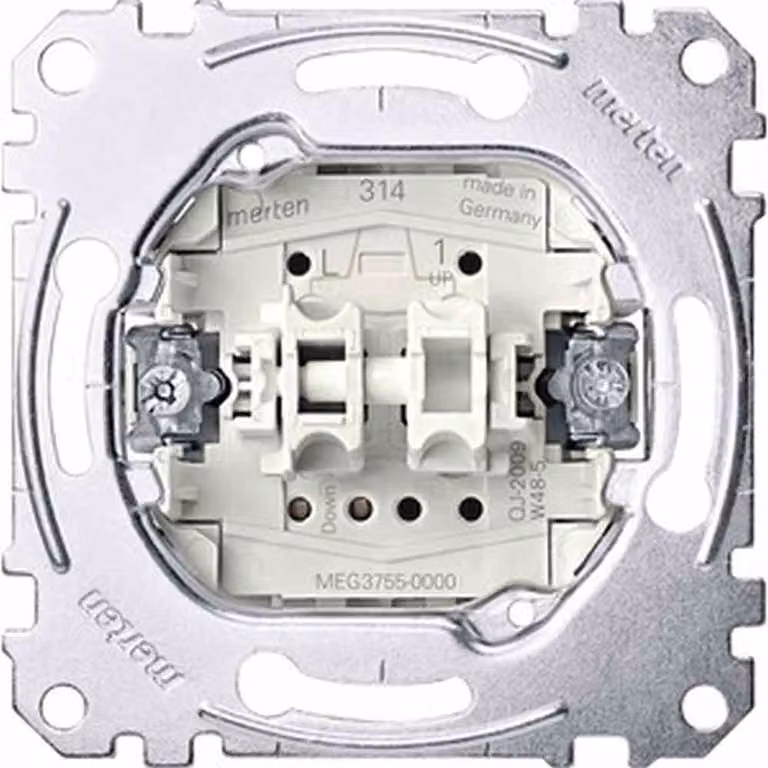 MERTEN Rolladen-Taster-Eins.1p MEG3755-0000 10A AC 250V MEG3755-0000 MEG3755-0000 (MEG3755-0000)
