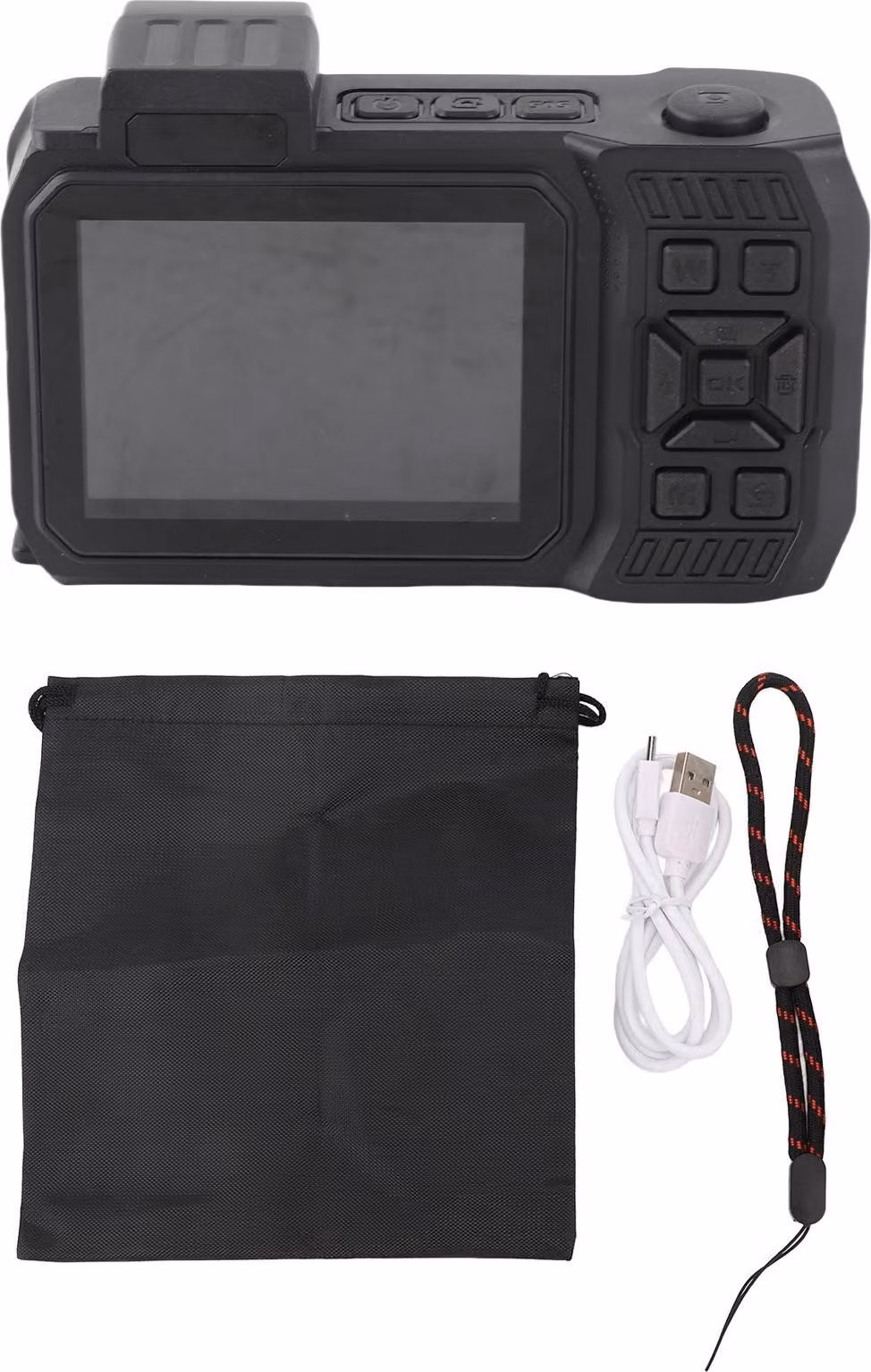 4K 65MP fotocamera subacquea autofocus 2,88 pollici 1,44in doppio schermo 2500mAh 33ft impermeabile digitale per lo snorkeling