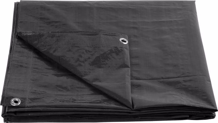 Telo Tarpaulin Strong 5x8 m, 200 g/m2, per copertura, antracite, con occhielli