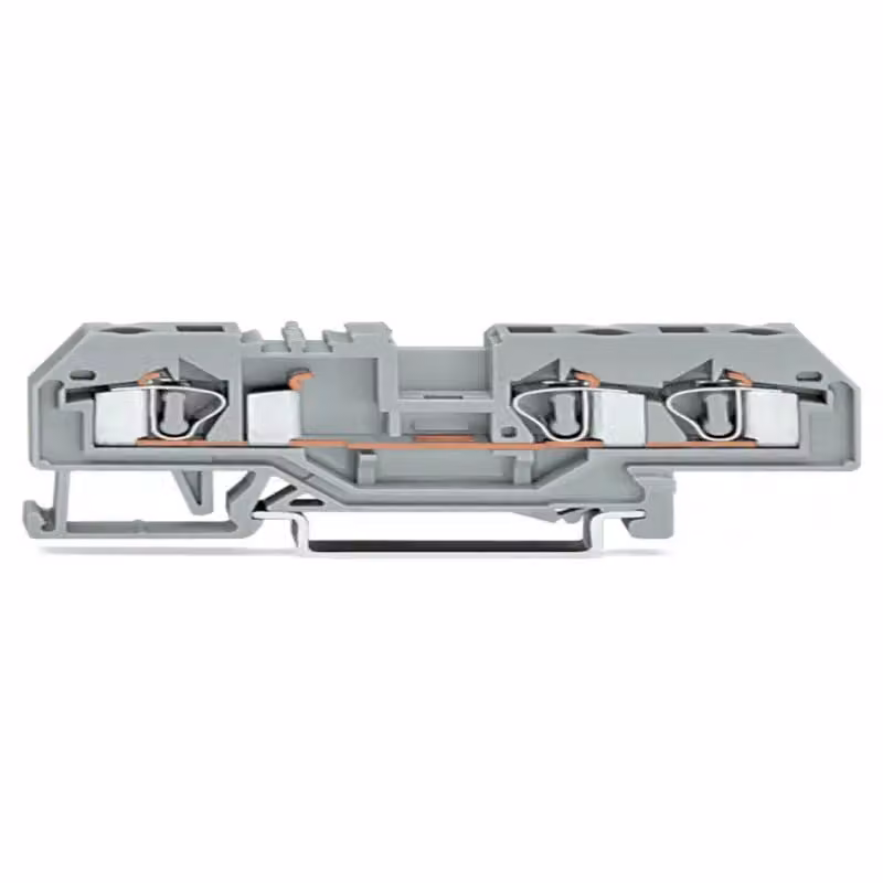 Morsetto passante grigio 0,08-4qmm - Morsetto di alimentazione 6mm 32A 281-681