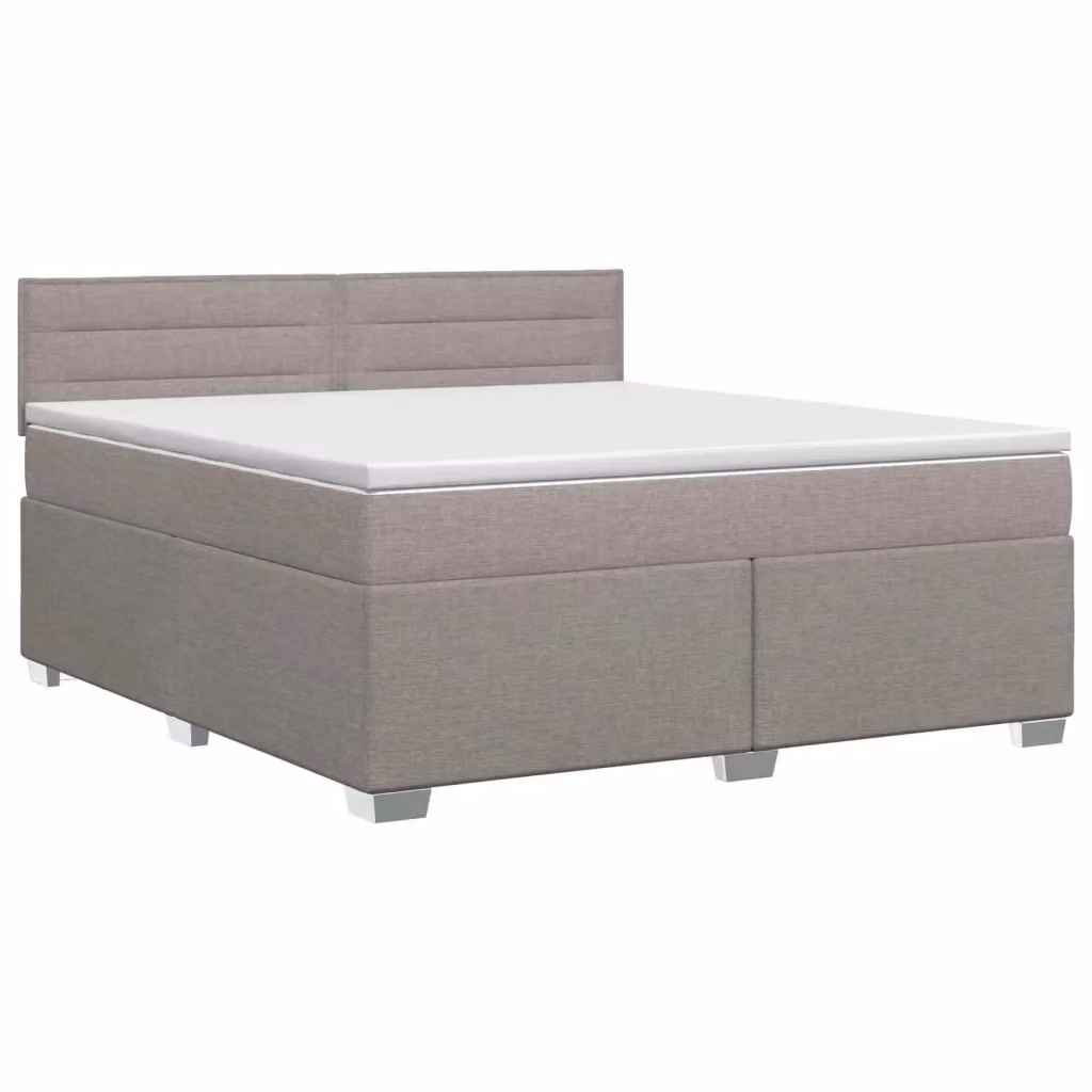 Letto box spring con materasso ibrido vidaXL in tessuto, L/P: 140 x 200 cm – 2