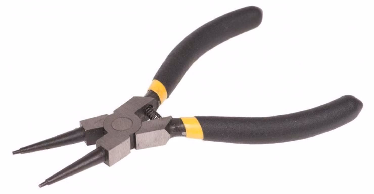 Pinza per anelli Seeger interni a becco dritto 330 mm