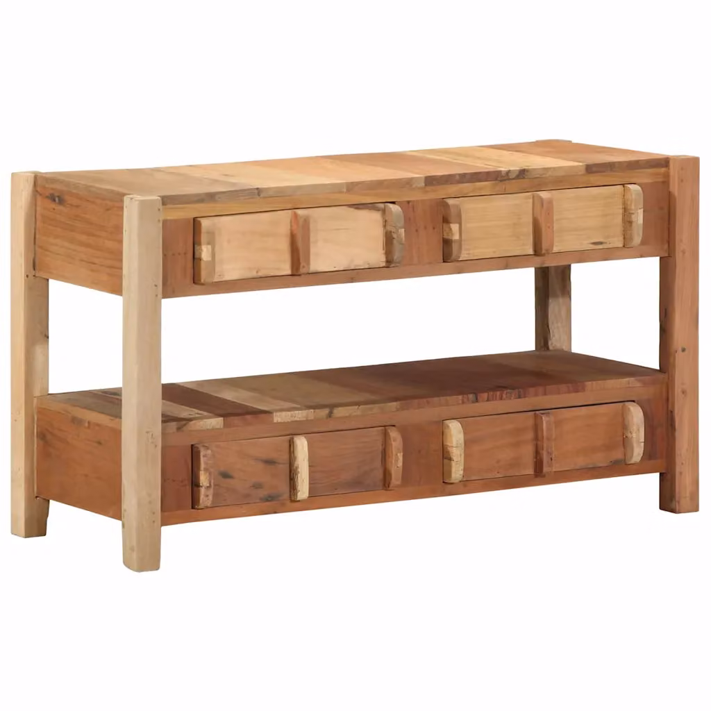 Mobile TV vidaXL in legno massello recuperato marrone L: 83 cm, P: 33 cm, H: 46 cm