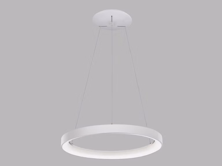 Lampadario LED dimmerabile BELLA SLIM P-Z CRI90, variante: bianco, Ø 580 mm, 48 W, 3000/4000 K, TRIAC