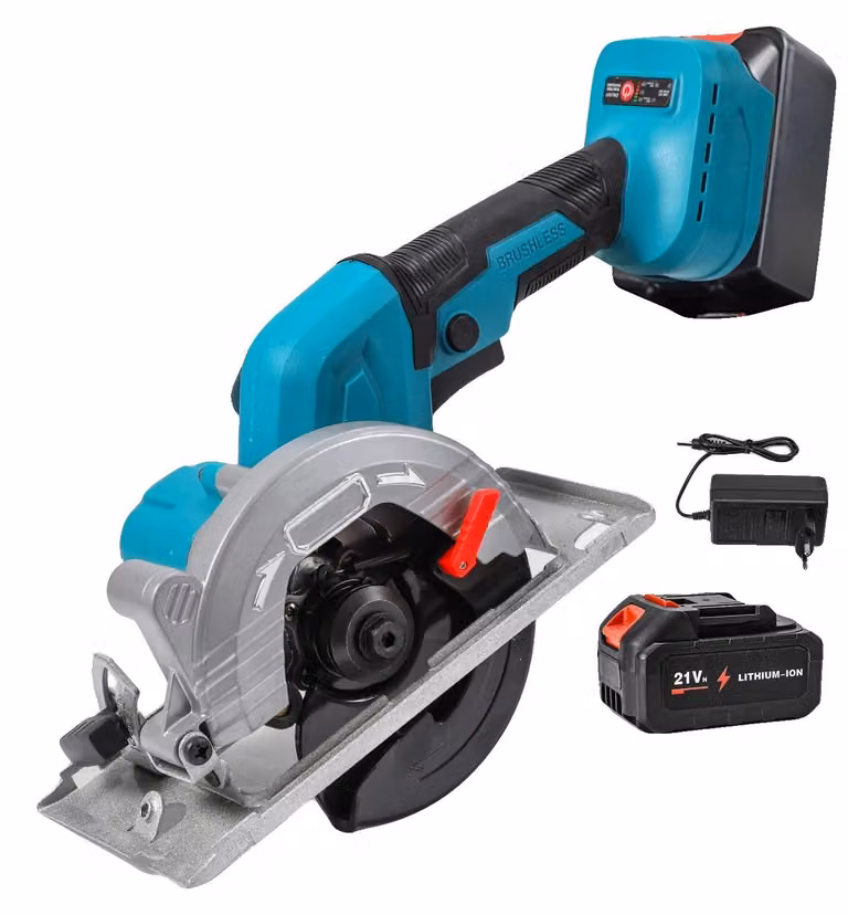 Sega circolare, lama da 125 mm, motore brushless, con 1 batteria