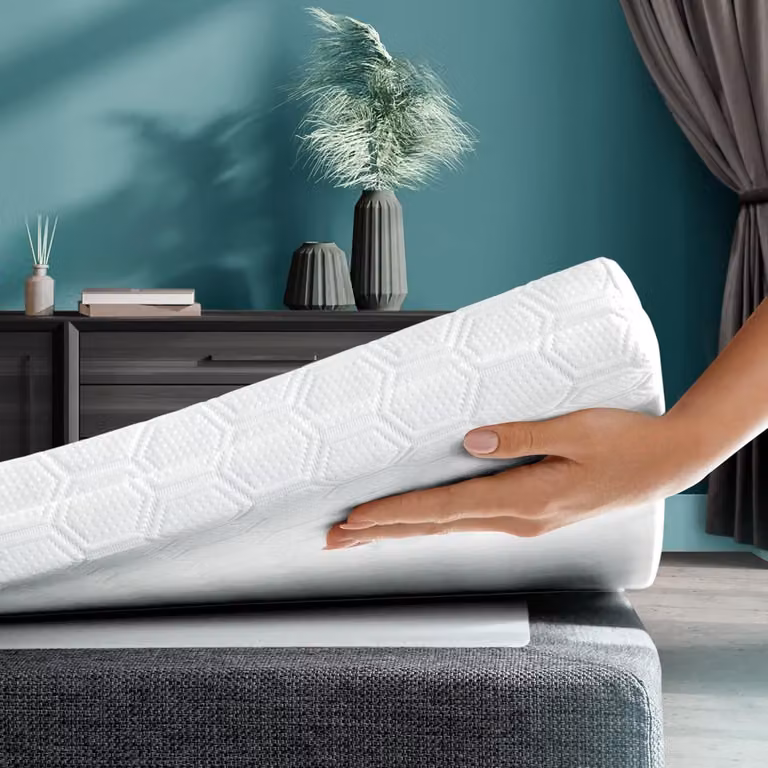 Topper per materasso schiuma fredda - 90 x 200 cm - 7 cm - H3 rigido