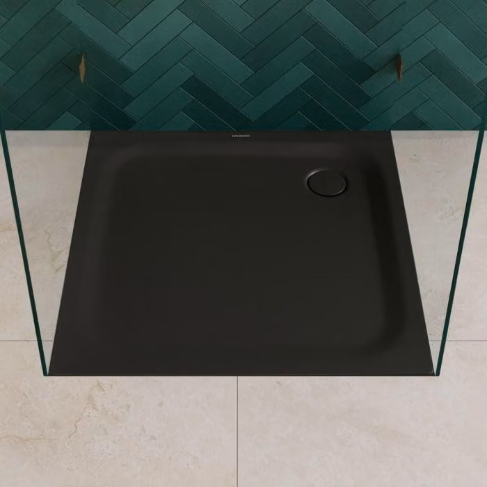 Doccia a filo pavimento Kaldewei TEMPER, dimensioni 100 x 100 cm