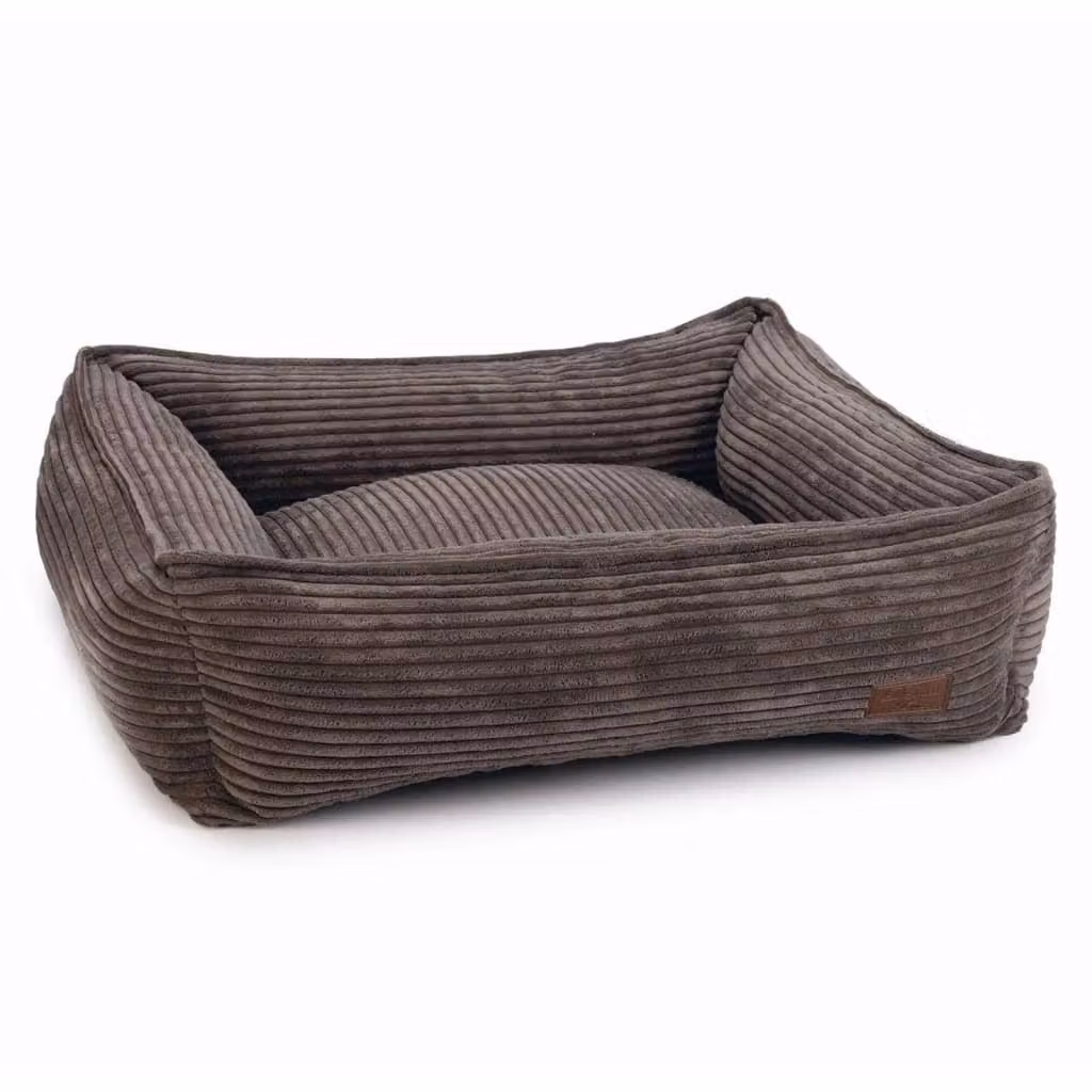 Creato da Lotte Hundekorb Gerippt Braun 65x60x20 cm
