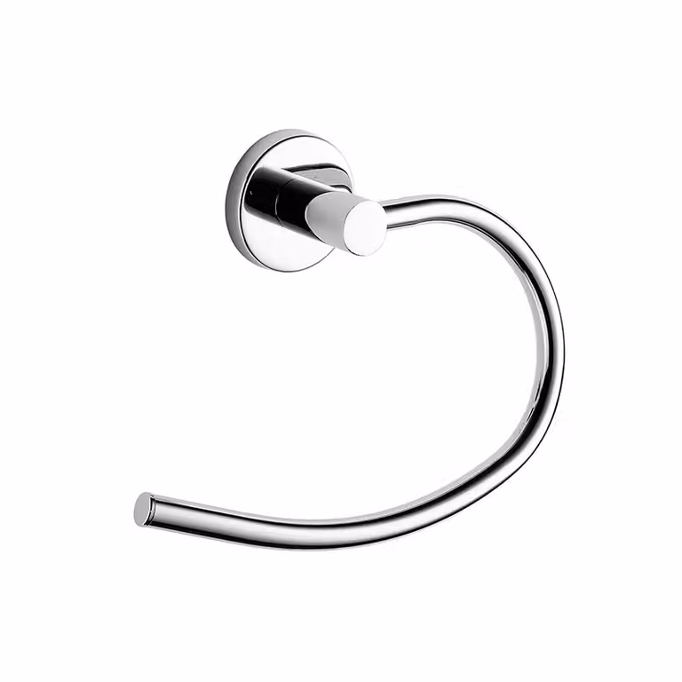 Portasalviette ad anello da muro in acciaio inox e Cromall FE70 Gedy serie FELCE