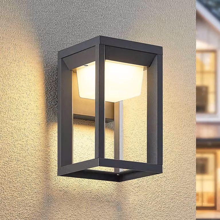 Applique da esterni a LED Gamion PRIOS, Alluminio / Grigio / Zincato, Alluminio, Moderno, Applique LED da esterni