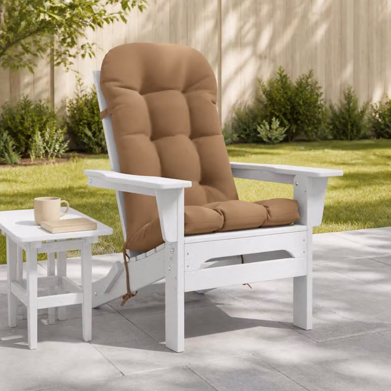 Cuscino per Lounger Sole vidaXL PUTTEN in Poliestere, Colore Tortora/Grigio/Beige