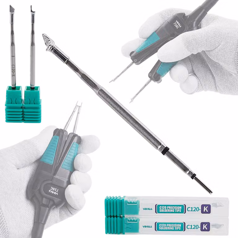 Punte per pinzette termiche C120-K Set da 2