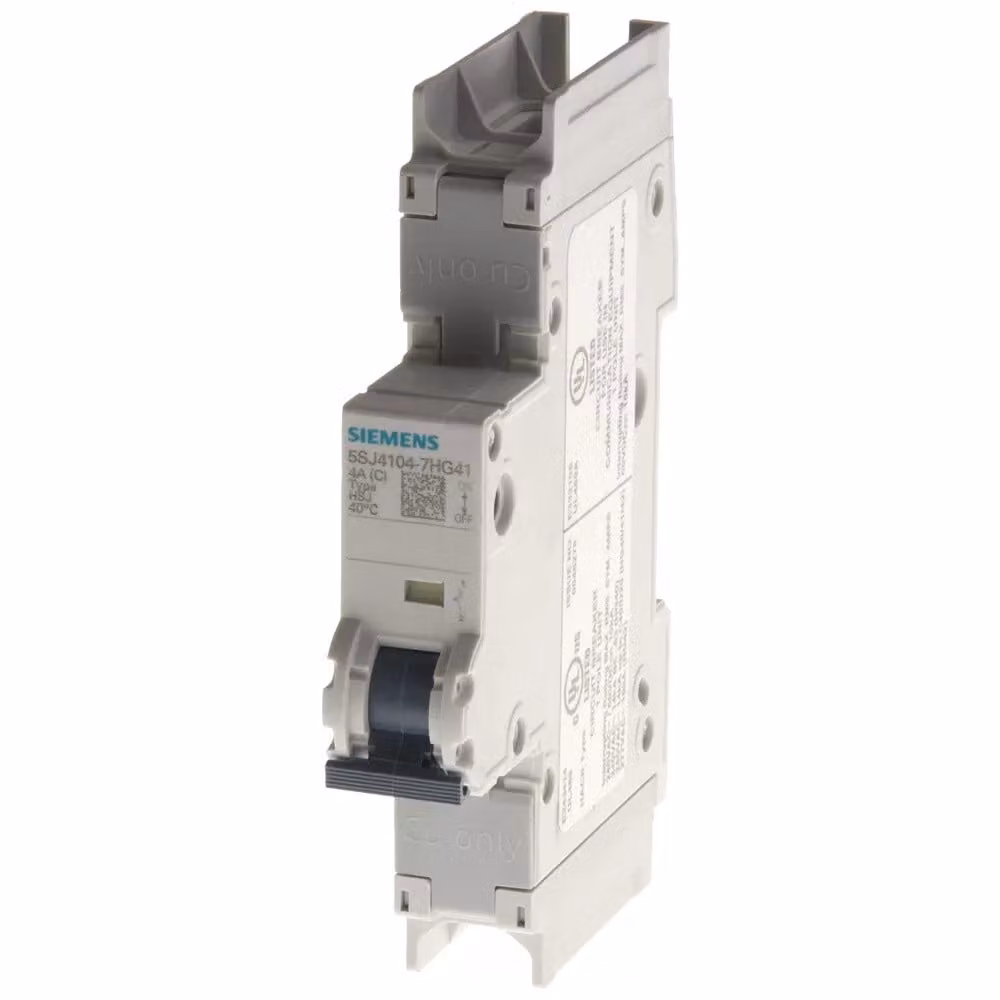 Interruttore automatico Siemens 240 V, 14 kA, unipolare, classe C, 1 A, T=70 mm, conforme alla norma UL 489 5SJ41017HG41