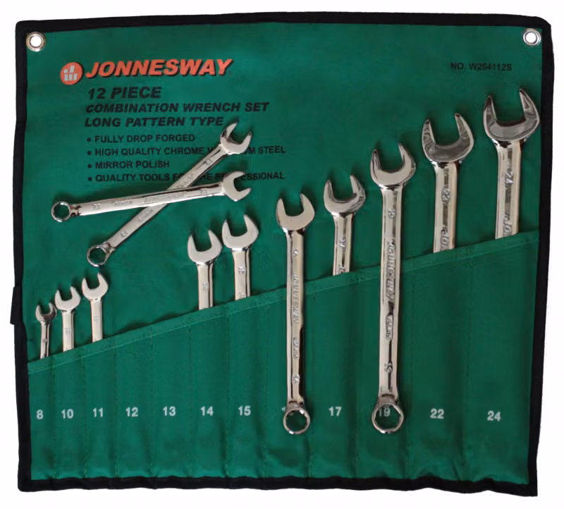 Chiavi esagonali, 8 - 24 mm, esagonali, set di 12 - JONNESWAY W264112S