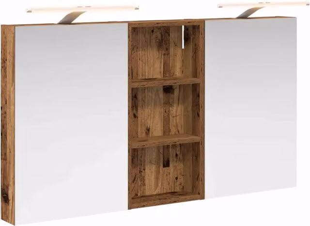 Set di Armadi da Bagno | Armadio da bagno con porta 3 pz 110 x 10,5 x 60,5 cm