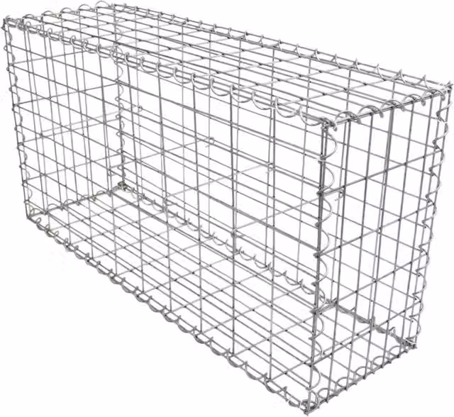 Gabbioni in Acciaio Galvanizzato 100x50x30cm Set 6 per Giardino