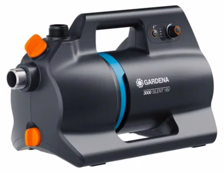 Gardena 14610-20, 180 W, Batteria, 3 bar, 3000 l/h, IPX4, Nero, Blu