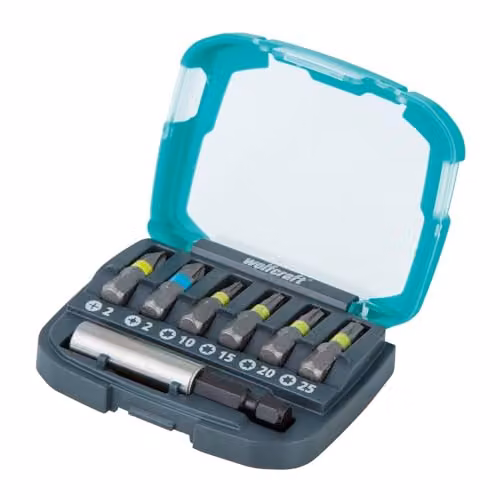 Set 7 pezzi, 6 inserti + 1 Adattatore