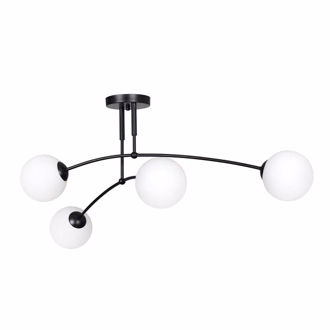 LAMPADA DA SOFFITTO Emibig 4xE14 40W PREGOS 4 NERA 670/4