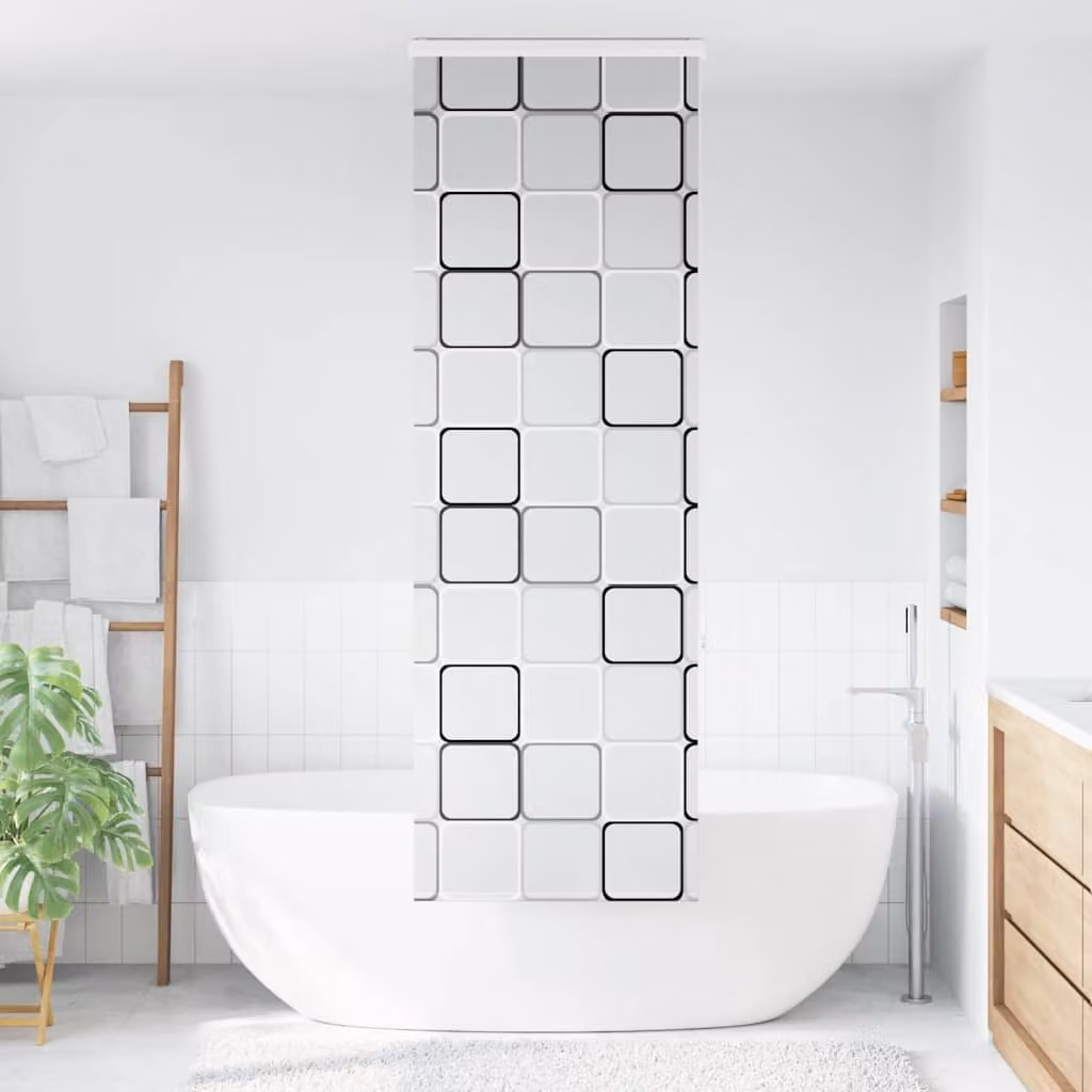 vidaXL Tenda a Rullo Doccia con Cassonetto 70x240 cm Larghezza Tessuto