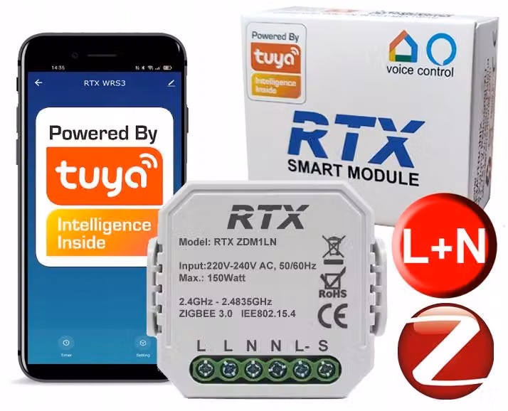 Dimmer a colonna ZigBee TUYA