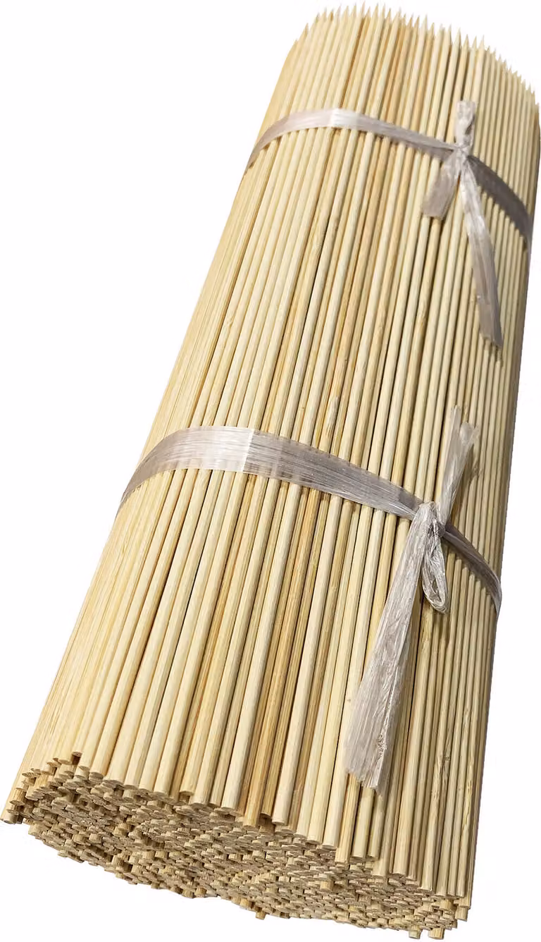 Set di 1000 bastoncini di bambù (3 mm x 30 cm)