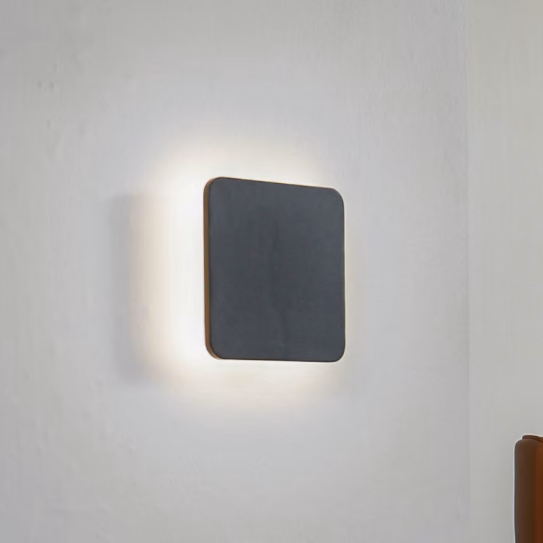 Applique da parete a LED Elrik Lucande, Nero, Corridoio, Metallo, Moderno, Applique a LED