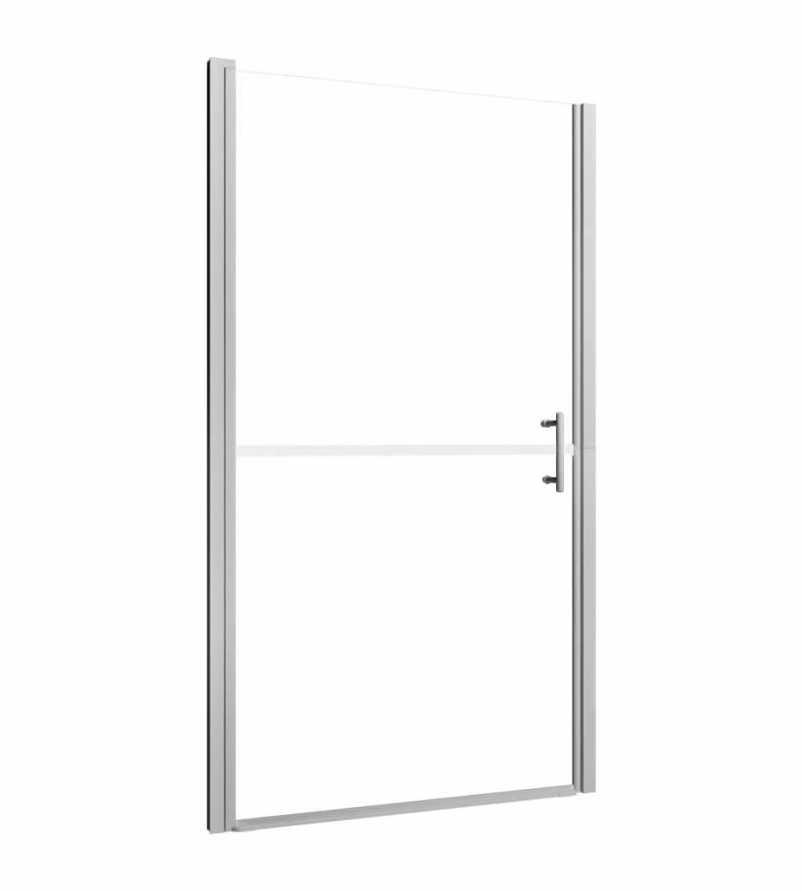 Porta per Doccia in Vetro Temperato Trasparente vidaXL L: 91 cm, H: 195 cm – 2