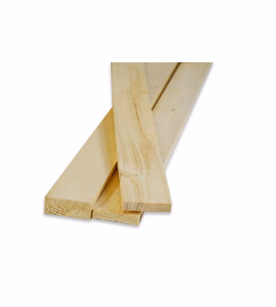 Pircher Listello grezzo in abete 10x50x1000 mm per bricolage e mobili